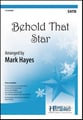 Behold That Star SATB choral sheet music cover